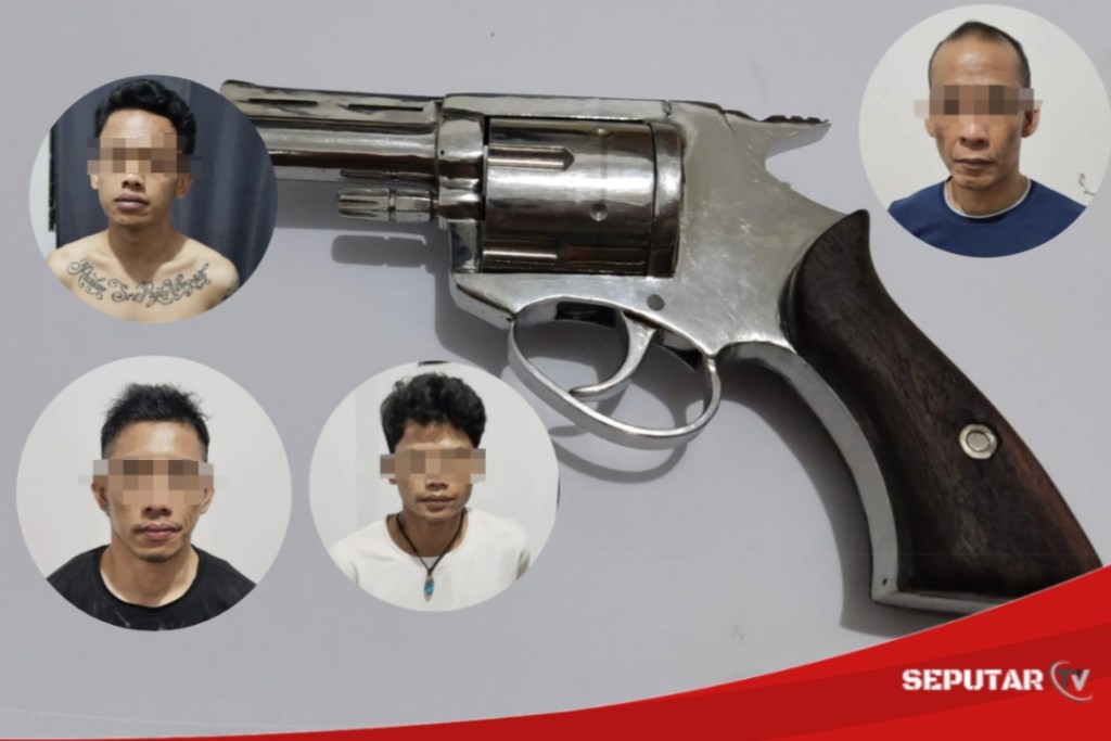 Polda Sumsel Bekuk Empat Pelaku Senpi Ilegal dan&nbsp;Narkoba