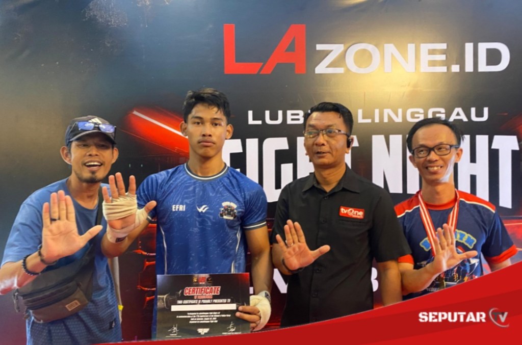 Menang TKO, Atlet Boxing Empat Lawang Tampil&nbsp;Beringas.