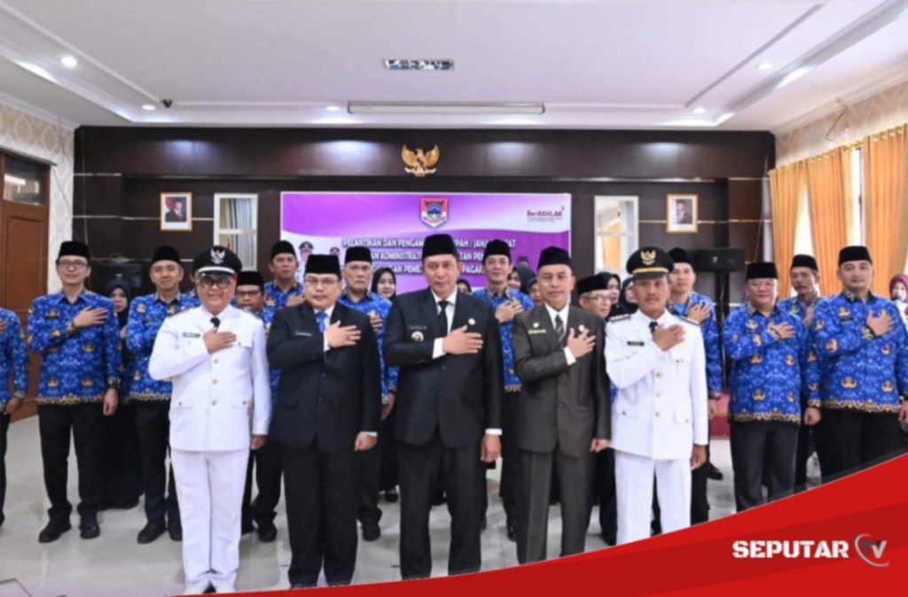 Wali Kota Ludi Oliansyah Melantik 29 Pejabat Jabatan Administrator Dan&nbsp;Pengawas