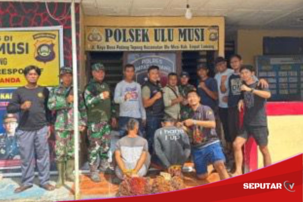 Curi Kelapa Sawit, Pria Di Empat Lawang Tak Berdaya Di Bekuk&nbsp;Petugas