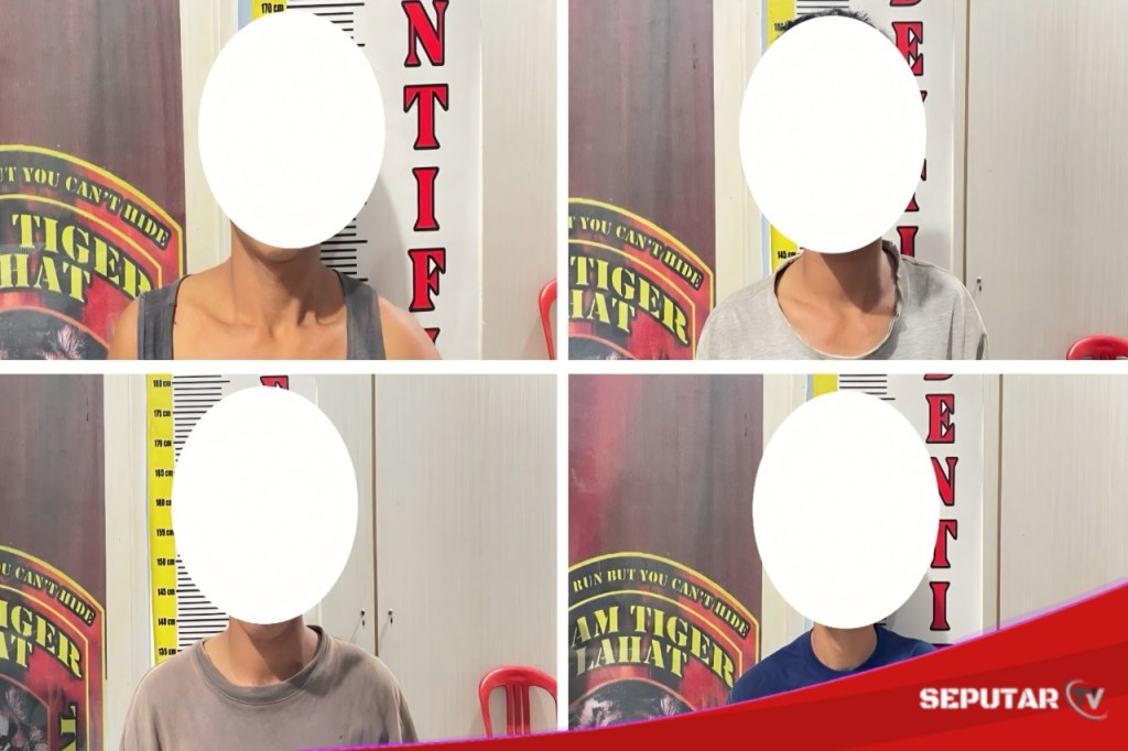 5 Terduga Pelaku Pencurian TBS di Areal PT SMS, Diamankan Satreskrim Polres&nbsp;Lahat