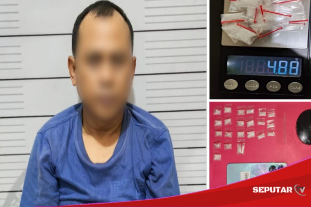Edarkan Sabu, seorang Pria Diciduk Sat Narkoba Polres Lahat, puluhan Paket Siap Edar Berhasil&nbsp;Diamankan