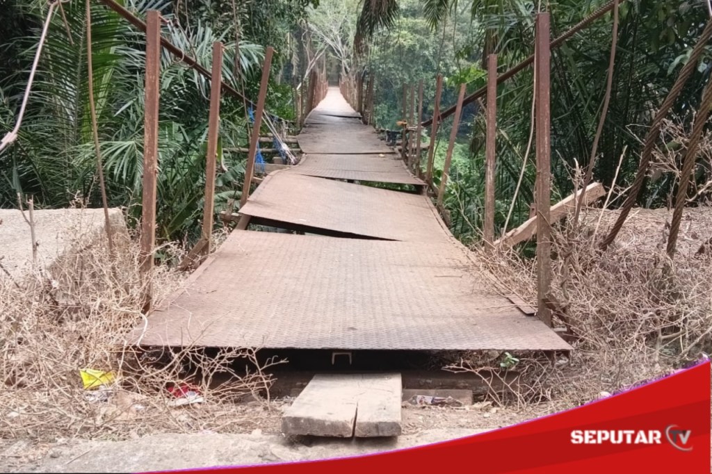 Hampir Tak Layak Guna, Jembatan Desa Suro Musi Rawas nyaris memakan&nbsp;Korban